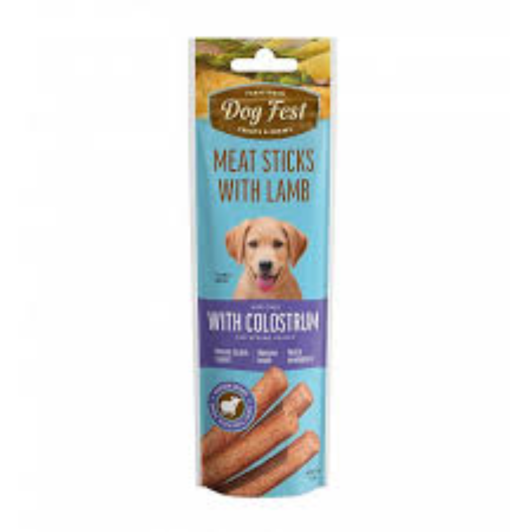DOG FEST LAMB STICKS W COLOSTRUM FOR PUPPY 45G